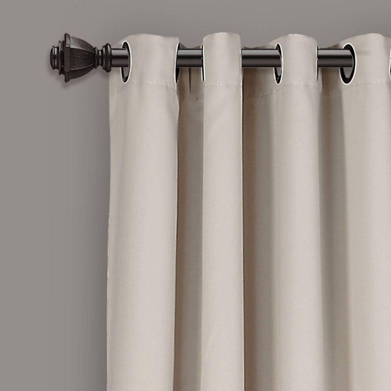 Lush Decor Insulated Polyester Blackout Curtain Pair (Set of 2)