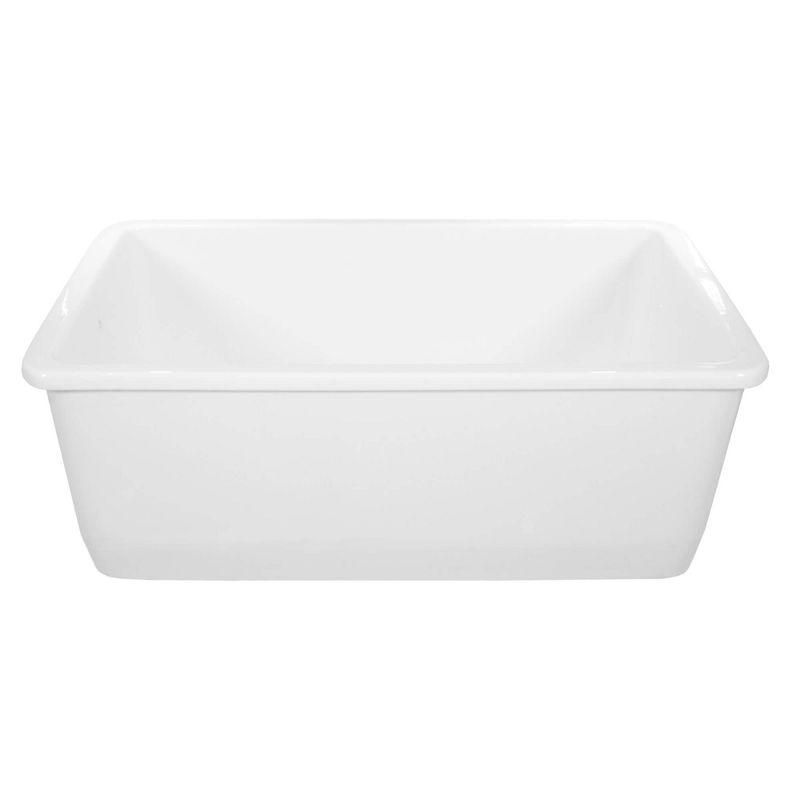 Fine Fixtures Single Bowl Fireclay Undermount Kitchen Sink - 32" x 20"