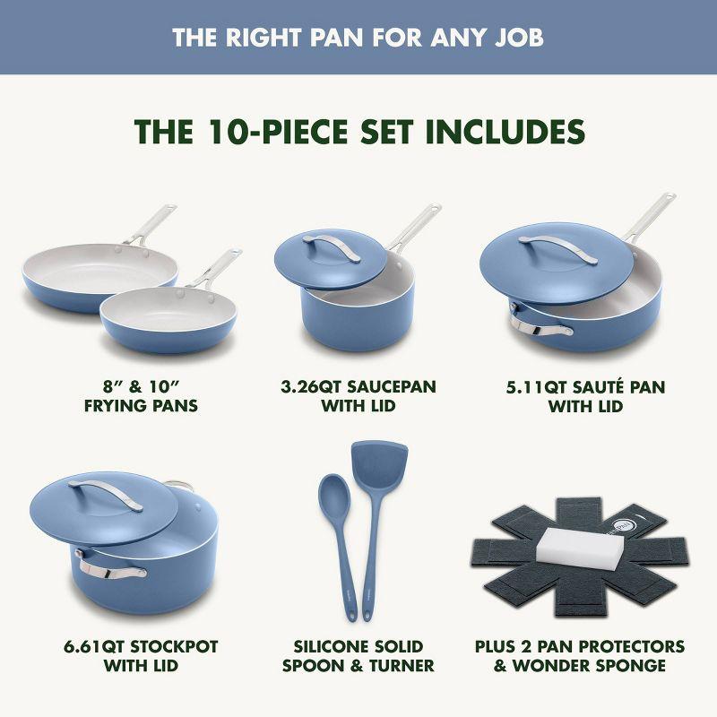 GreenPan Nova 10 Piece Cookware Set