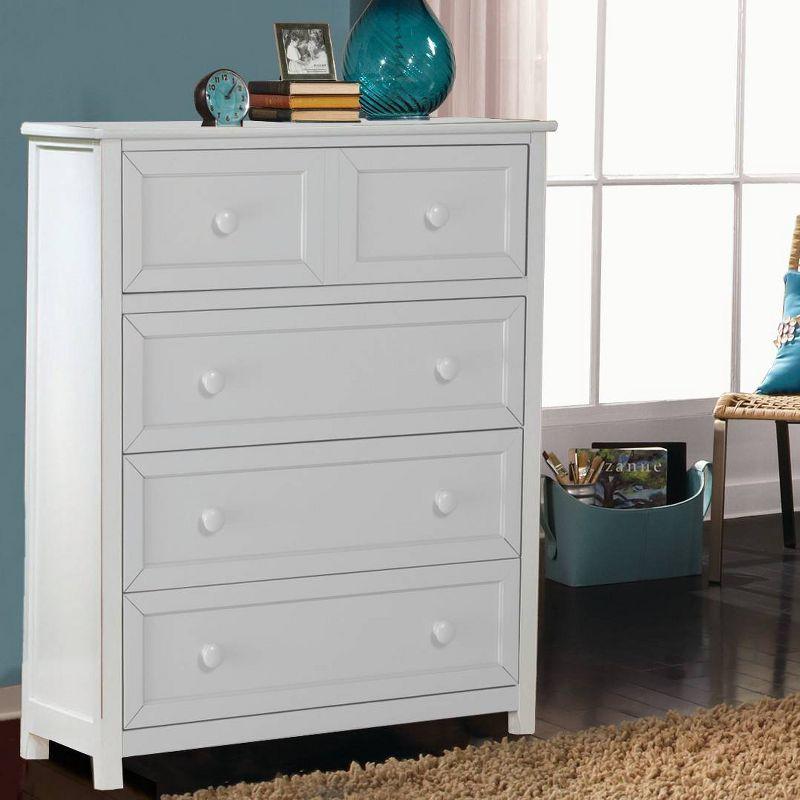 Schoolhouse 4.0 Wood 4 Drawer Kids' Chest White - Hillsdale Furniture