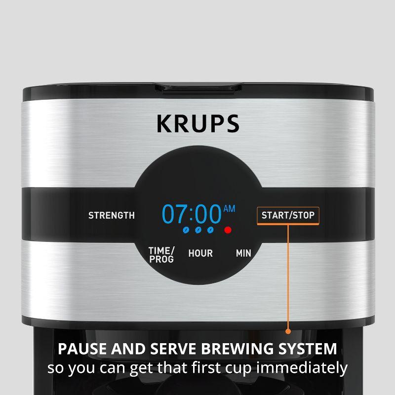 Krups 10 Cup Digital Coffe Maker, Simply Brew