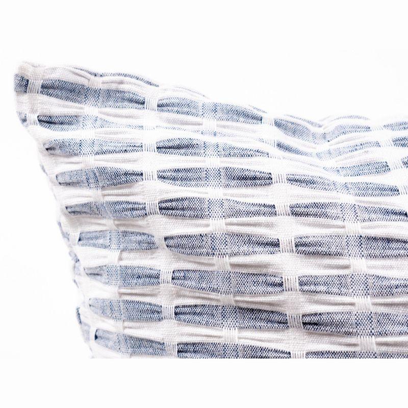 KAF Home Pleated Please Striped Cotton Pillow Cover (Set of 2)