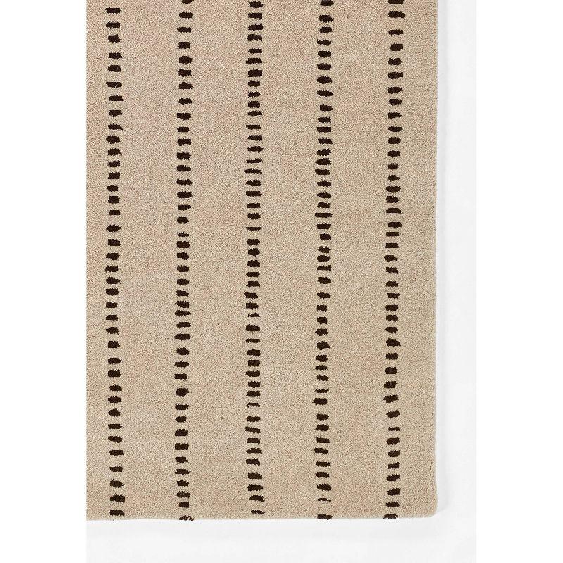 Posey Hand-Tufted Wool Rug - Ivory / 5' x 8'