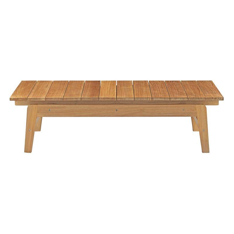 Modway Bayport Outdoor Patio Teak Coffee Table