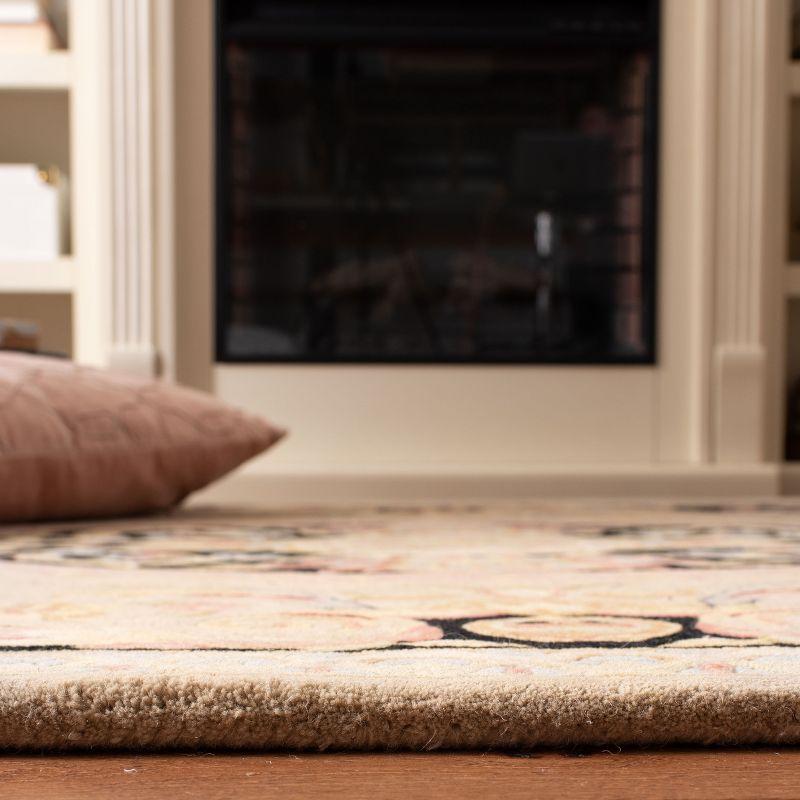 Savonnerie SAV206 Hand Tufted Area Rug - Ivory/Gold - 6'x9' - Safavieh.