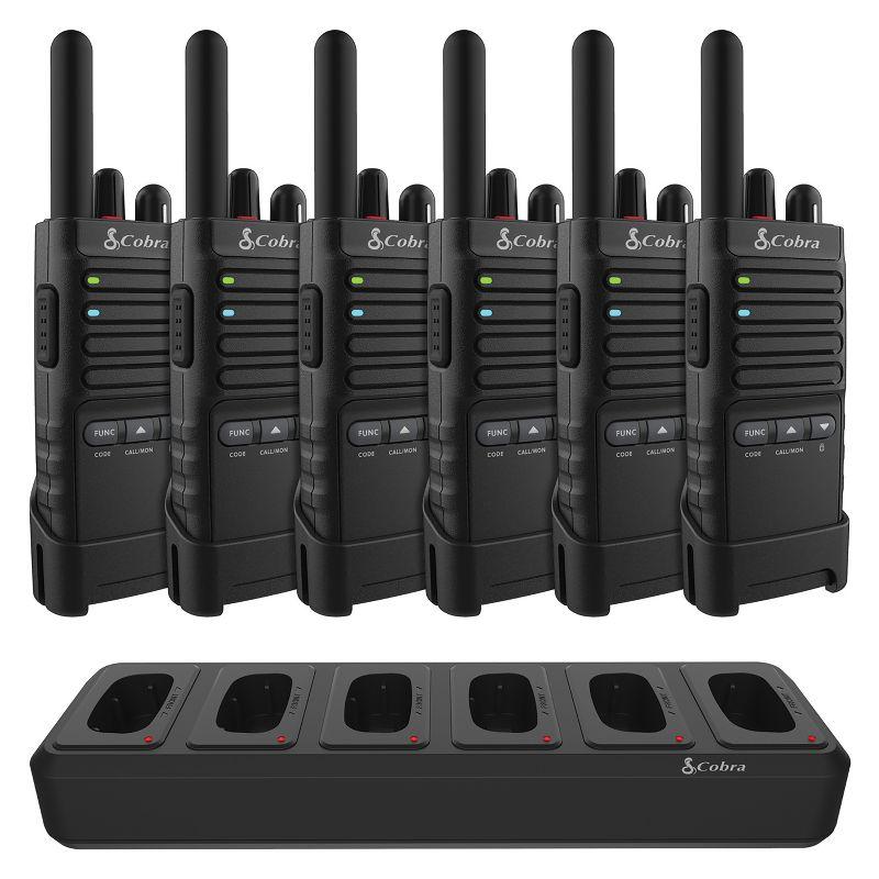 Cobra PX650 Pro Business 42-Mile-Range 2-Way Radios (6 Pack) in Black