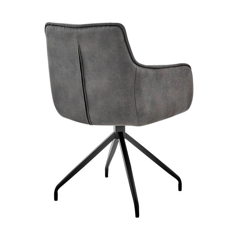 Noah Velvet Brushed Stainless Steel Dining Chair - Armen Living