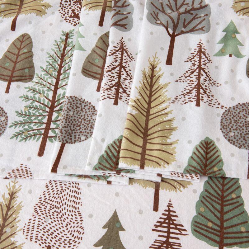 FreshFolds 100% Cotton Lodge Printed Flannel Sheet Set