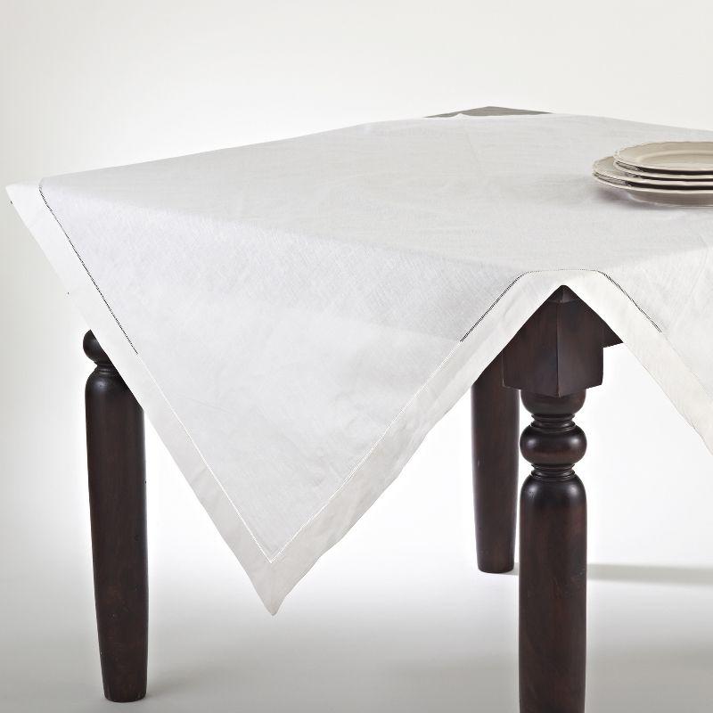 Saro Lifestyle Hemstitched Tablecloth