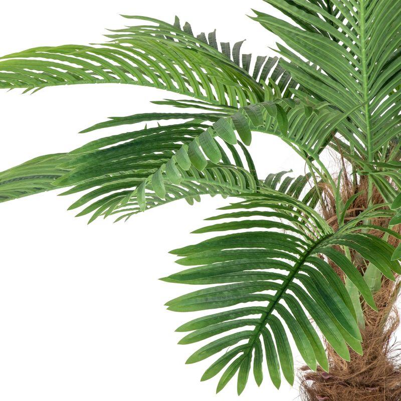 7.25' Artificial Potted Phoenix Palm Tree Unlit