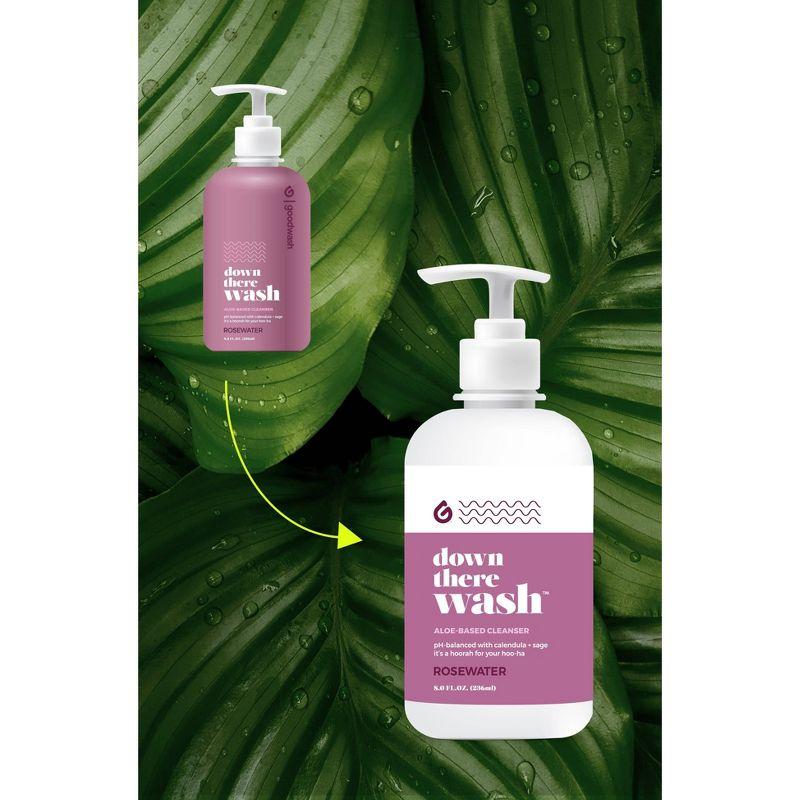 Goodwipes Down There Wash - Rosewater - 8 fl oz