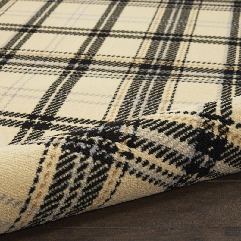 Nourison Grafix Contemporary Plaid Area Rug