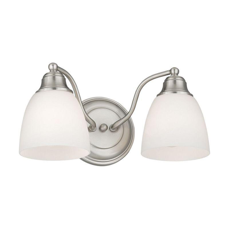 Livex Lighting Somerville 2 - Light Vanity in  Brushed Nickel