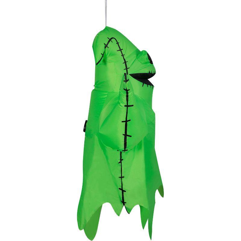 Green Inflatable Hanging Oogie Boogie Halloween Decor, 4 ft