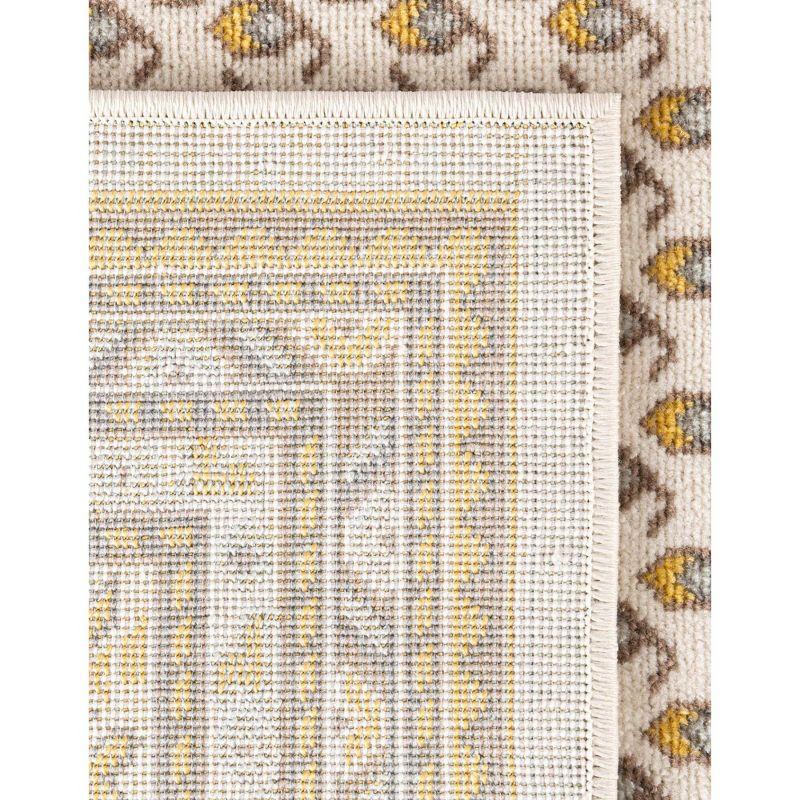 Unique Loom Williamsburg Collection Area Rug - Allover (2' 9" x 9' 10" Runner Beige/Gold)