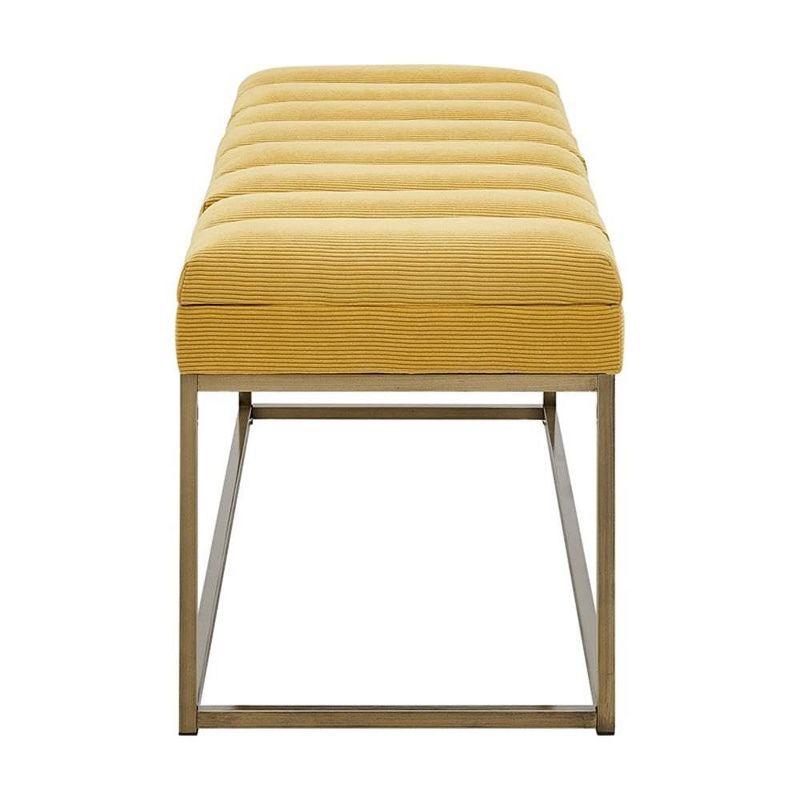Everly Quinn Georgenia Polyester Upholstered Bench