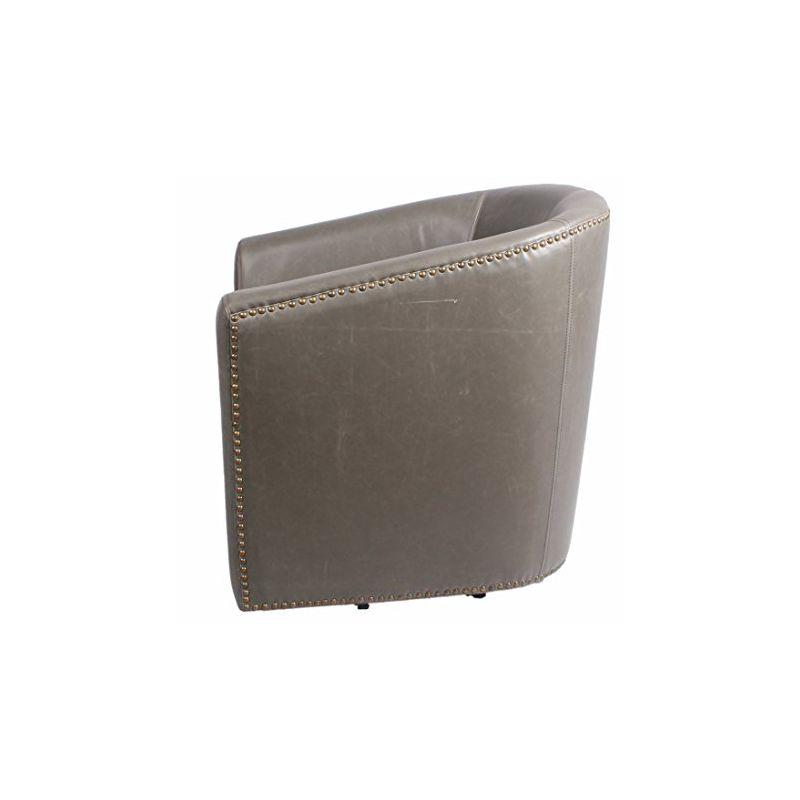 New Pacific Direct Ernest Bonded Leather Swivel Chair