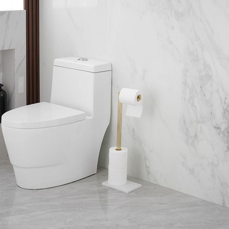 Free Standing Toilet Paper Holder with Weighted Base