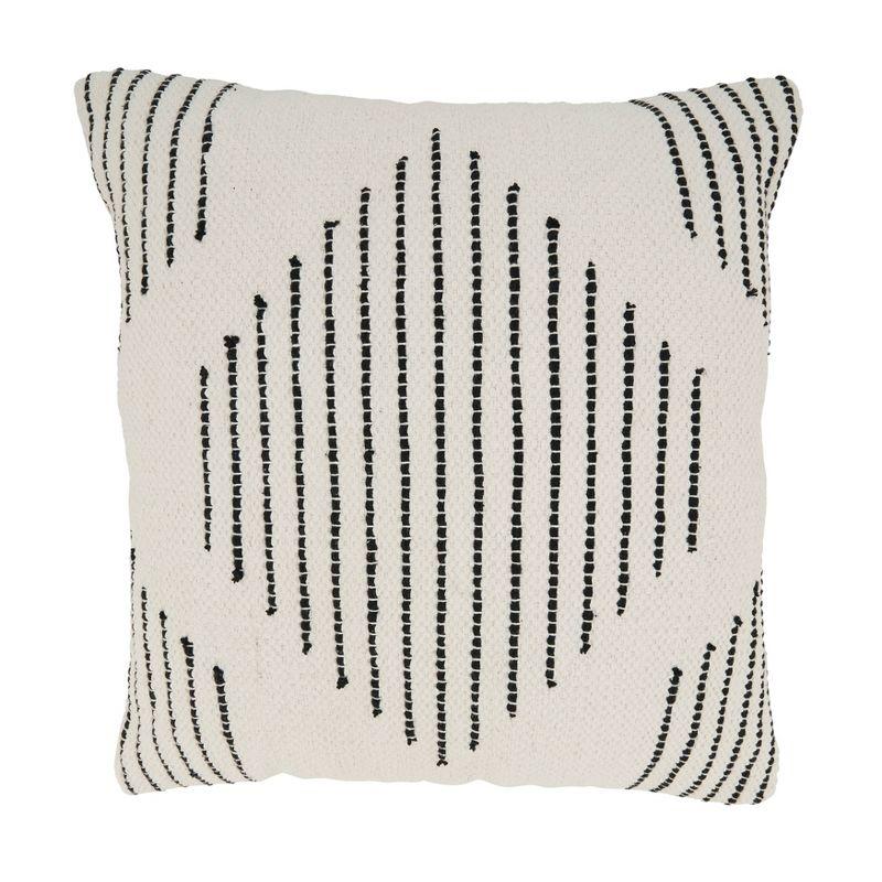 Indi Collection Geometric Cotton Pillow Cover