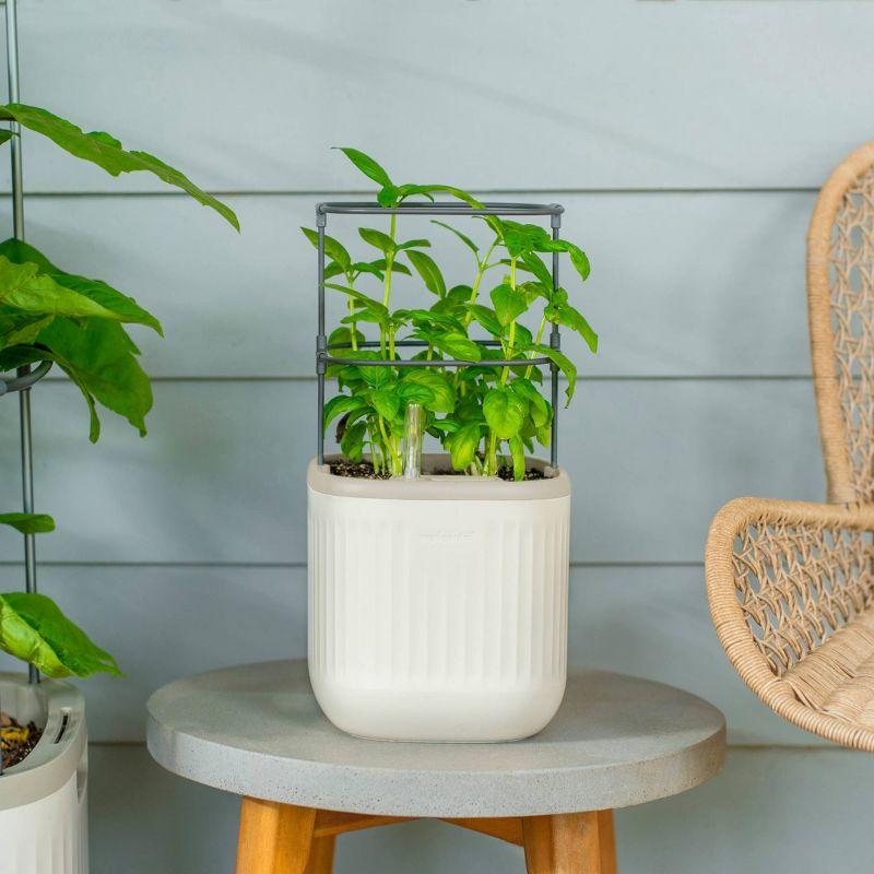 Mini Plastic Outdoor Pot Planter with Trellis