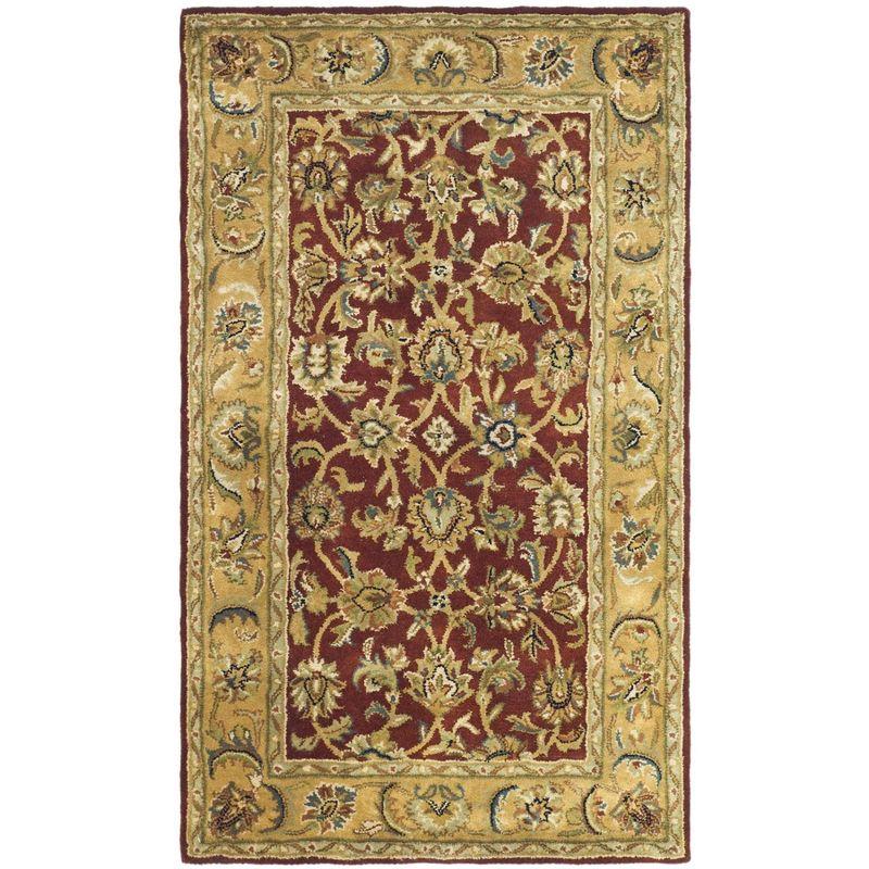 Classic CL758K Hand Tufted Area Rug - Rust/Camel - 4'x6' - Safavieh..