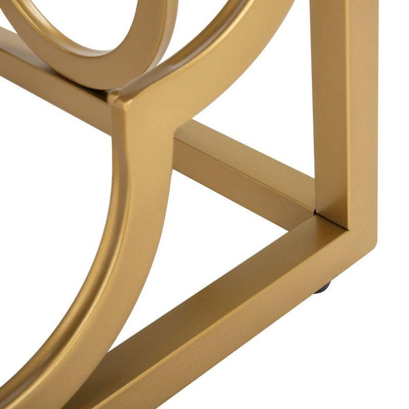 Fleur Square Ottoman - Creme/Gold - Safavieh