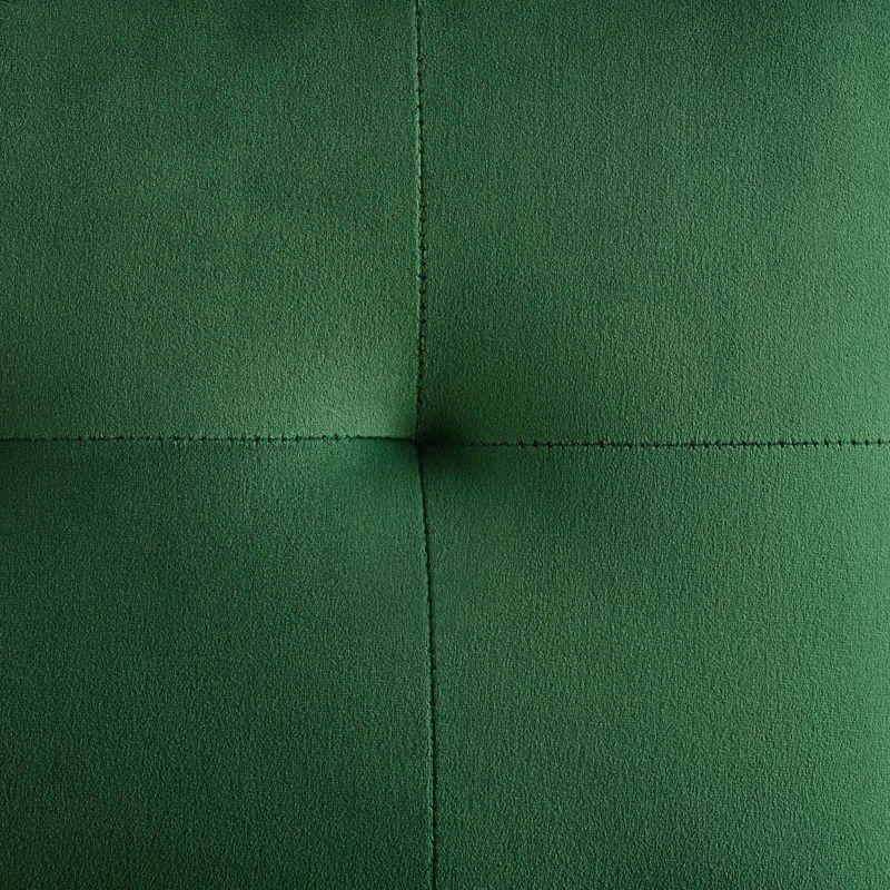 Modway Privy Velvet Dining Chair – Performance Upholstery in Emerald with Gold Stainless Steel Frame, Modern Glam Style
