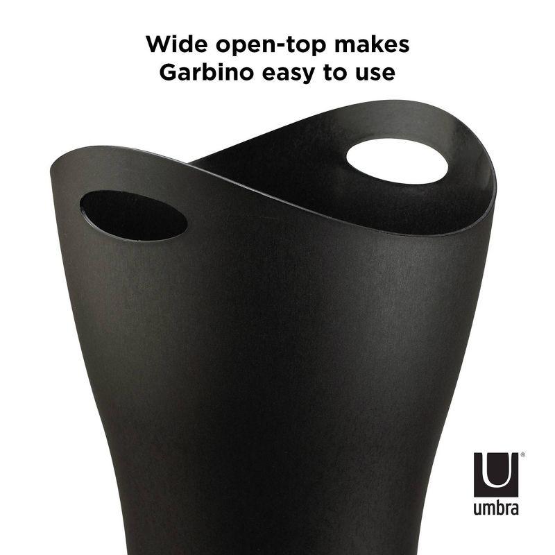 Umbra 2.2gal Garbino Indoor Trash Can Black