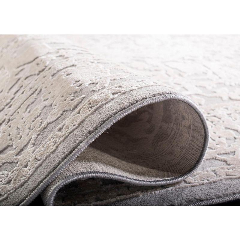 Reflection RFT665 Power Loomed Indoor Area Rug - Light Grey/Cream - 5'1"x7'6" - Safavieh.