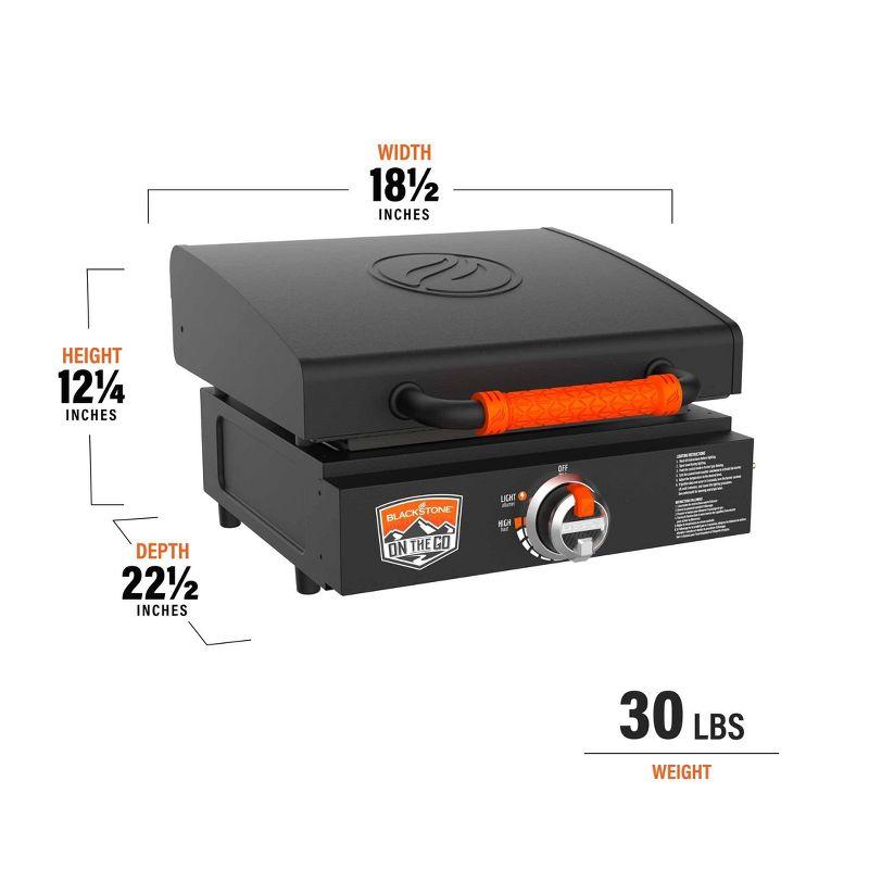 Blackstone On the Go 17" Tabletop Griddle with Hood