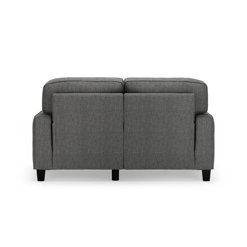 Serta Palisades 61" Track Arm Sofa, Easy Care Fabric, Soft Pillow Back, Pocket Coil Seat Cushions