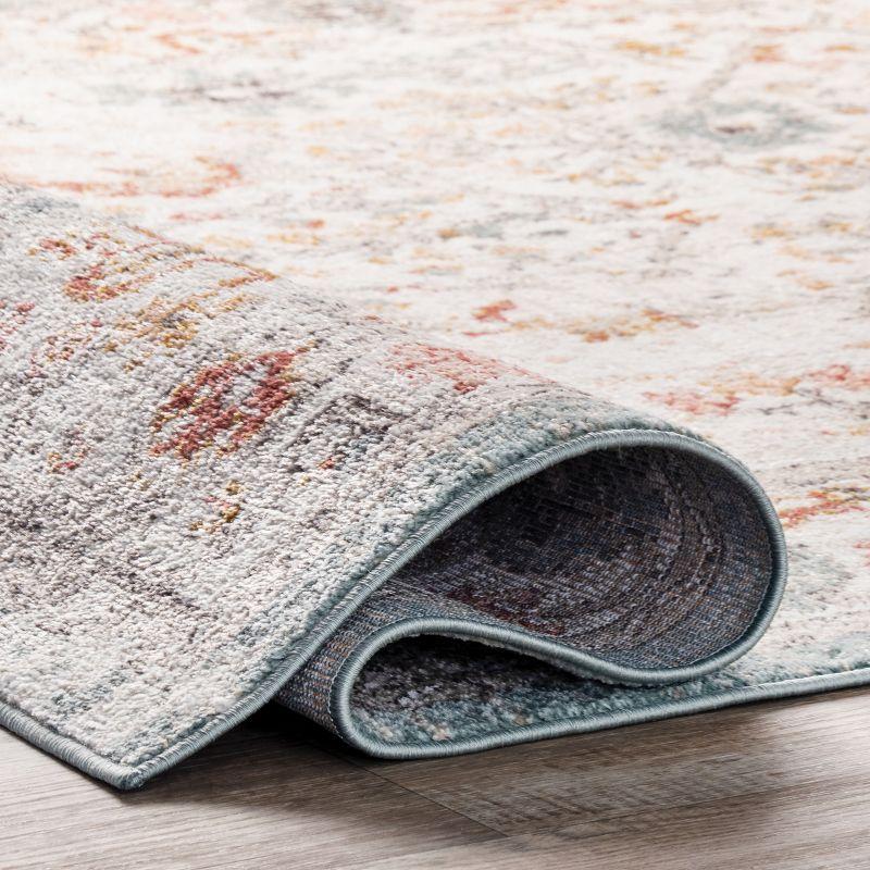 Nuloom Lenore Floral & Paisley 8x10 Indoor Area Rug for Living Room Bedroom Dining Room Kitchen, Beige/Multicolor