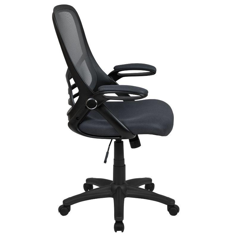 Flash Furniture High Back Mesh Ergonomic Swivel Office Chair with Flip-up Arms