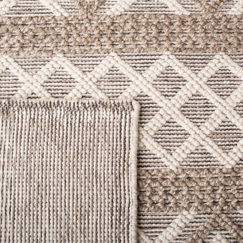 Vermont VRM211 Hand Woven Area Rug - Ivory/Grey - 5'x8' - Safavieh.