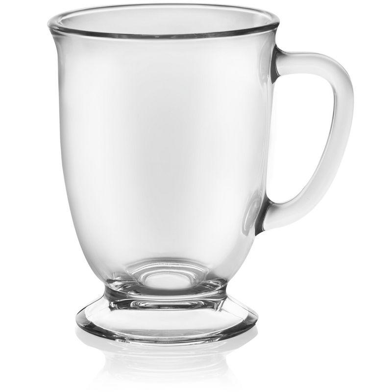 Libbey Kona Glass Coffee Mugs