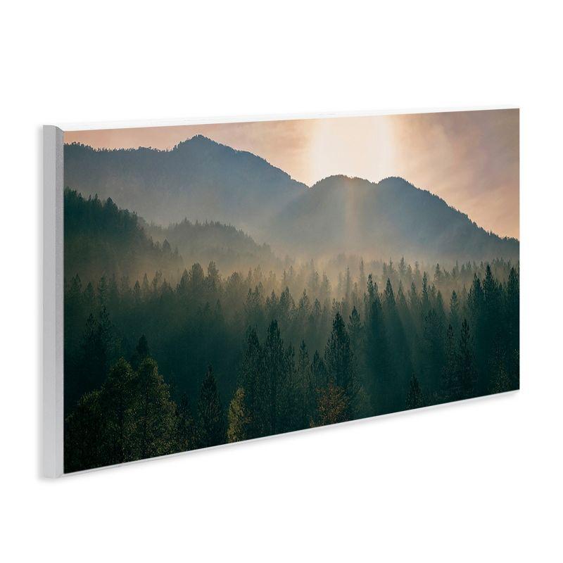 Stupell Industries Morning Sun over Misty Trees, 17" x 7"