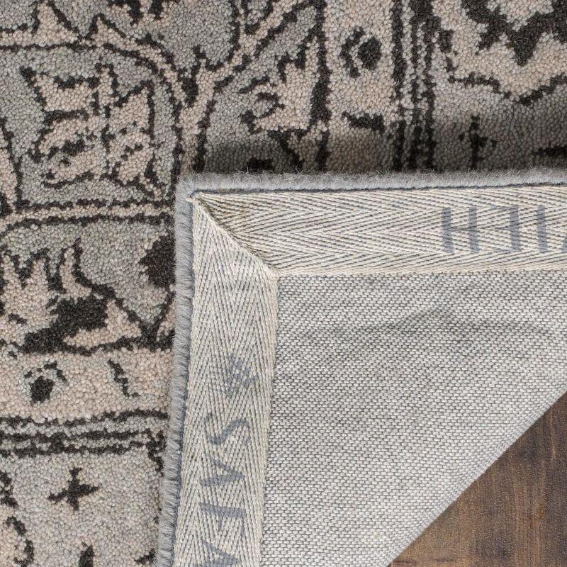 Antiquity AT58 Hand Tufted Area Rug - Grey/Beige - 6'x9' - Safavieh.
