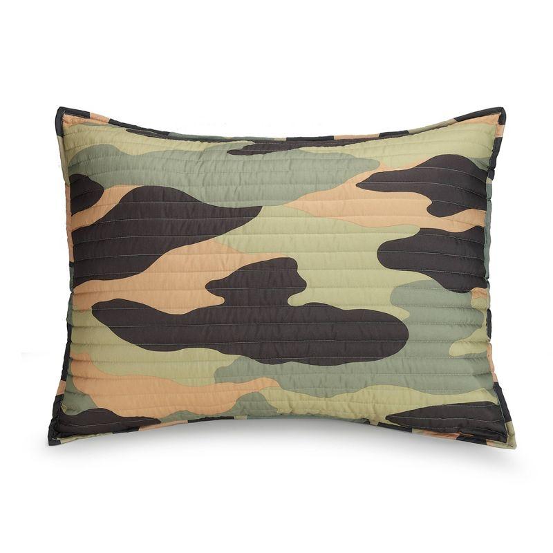 Covert Camo Reversible Microfiber Quilt Set