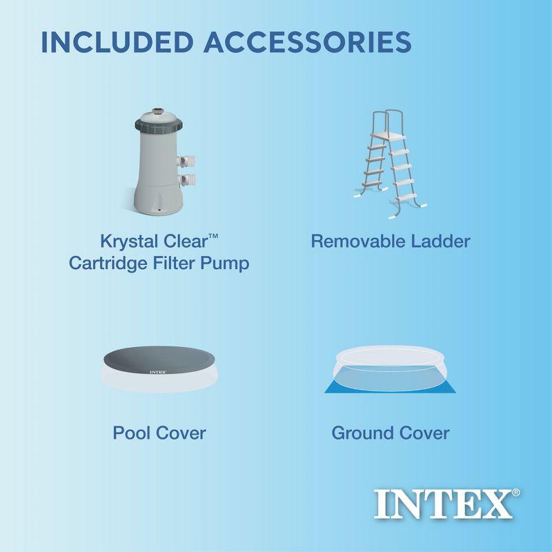 Intex Intex Easy Set Inflatable Kid Swimming Pool with Filter Pump