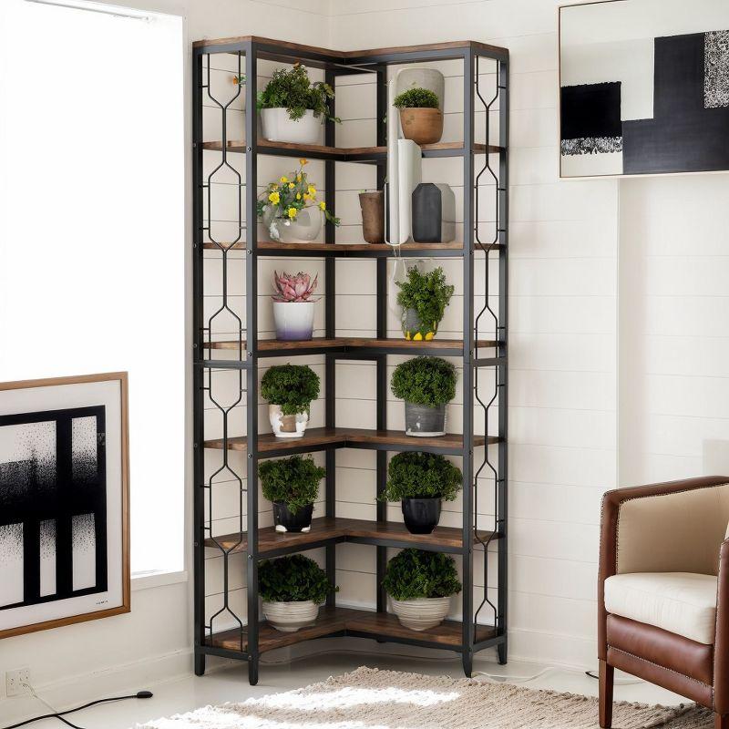 Everly Quinn Edlira Etagere Storage Bookcase