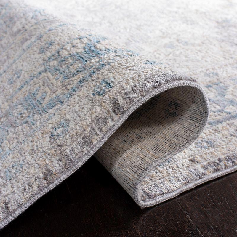 Dream DRM411 Power Loomed Indoor Area Rug - Grey/Blue - 6'7"x6'7" - Safavieh