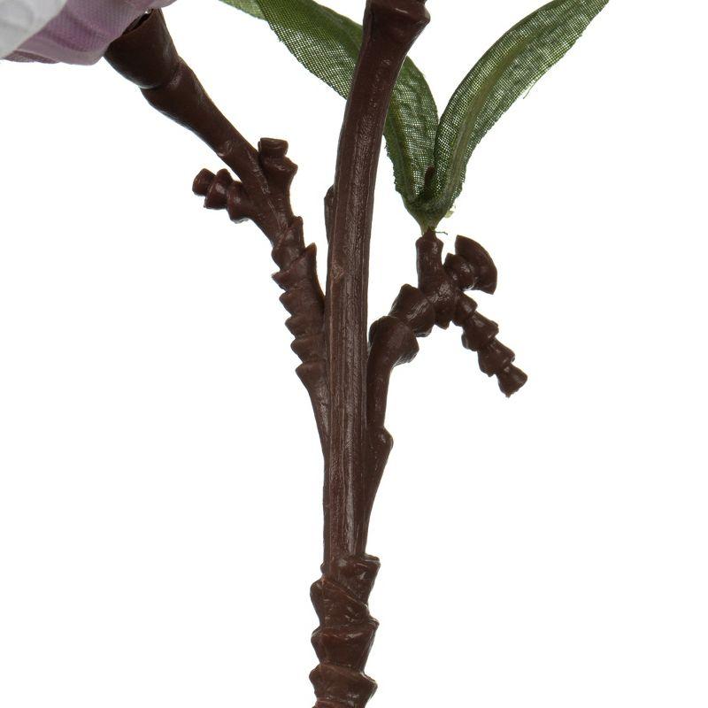 Vickerman 14" Artificial White Magnolia Pick.