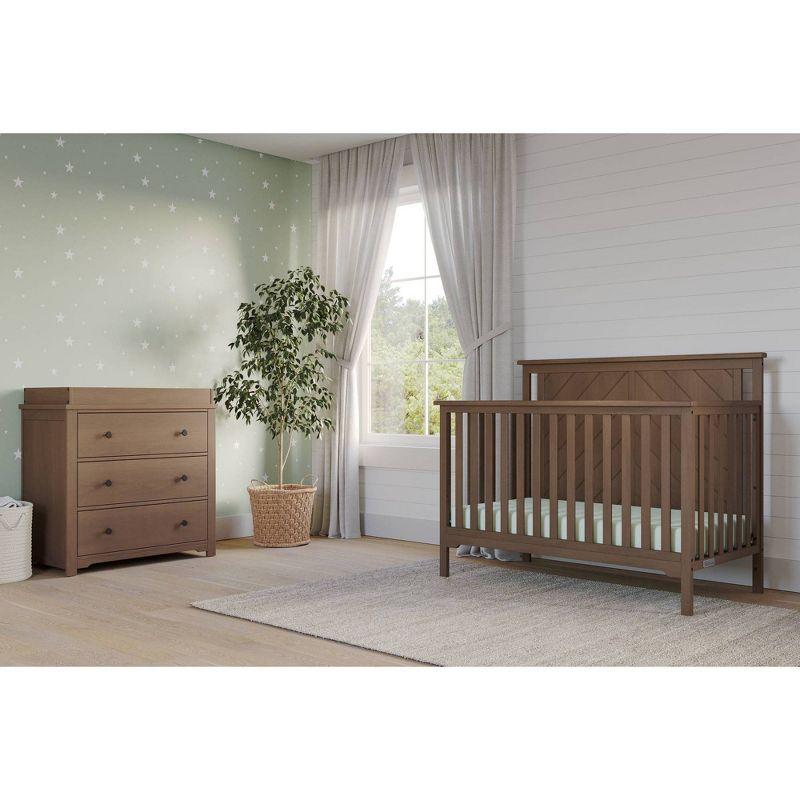 Child Craft Forever Eclectic Hampton Flat Top 4-in-1 Convertible Crib