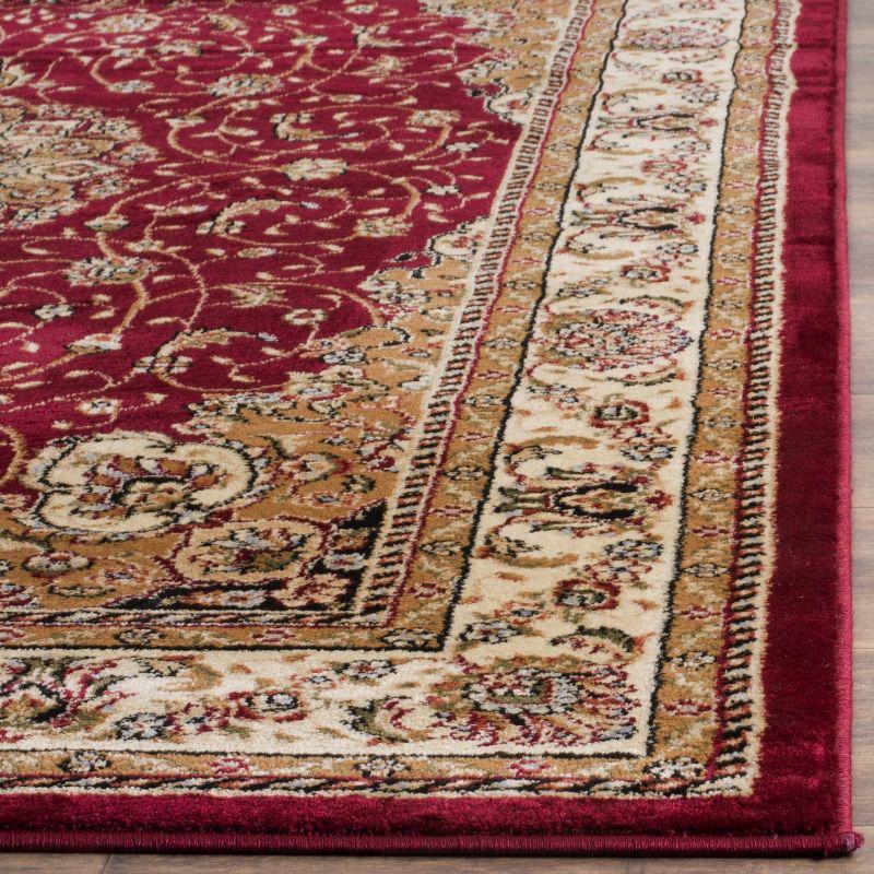 Lyndhurst LNH329 Power Loomed Runner Rug - Red/Ivory - 2'3"x6' - Safavieh