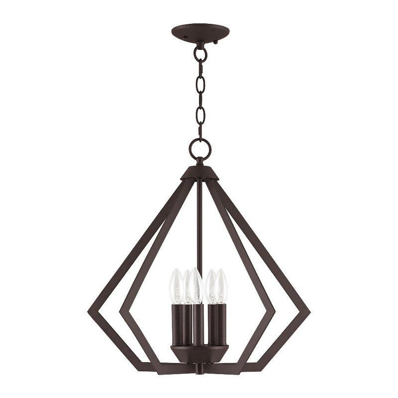 Livex Lighting Prism 5 - Light Chandelier in  Bronze