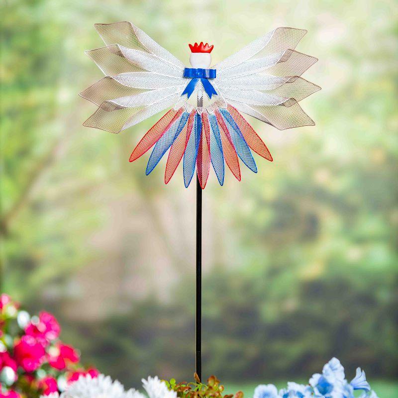 37" Patriotic Red, White, and Blue Metal Garden Stake