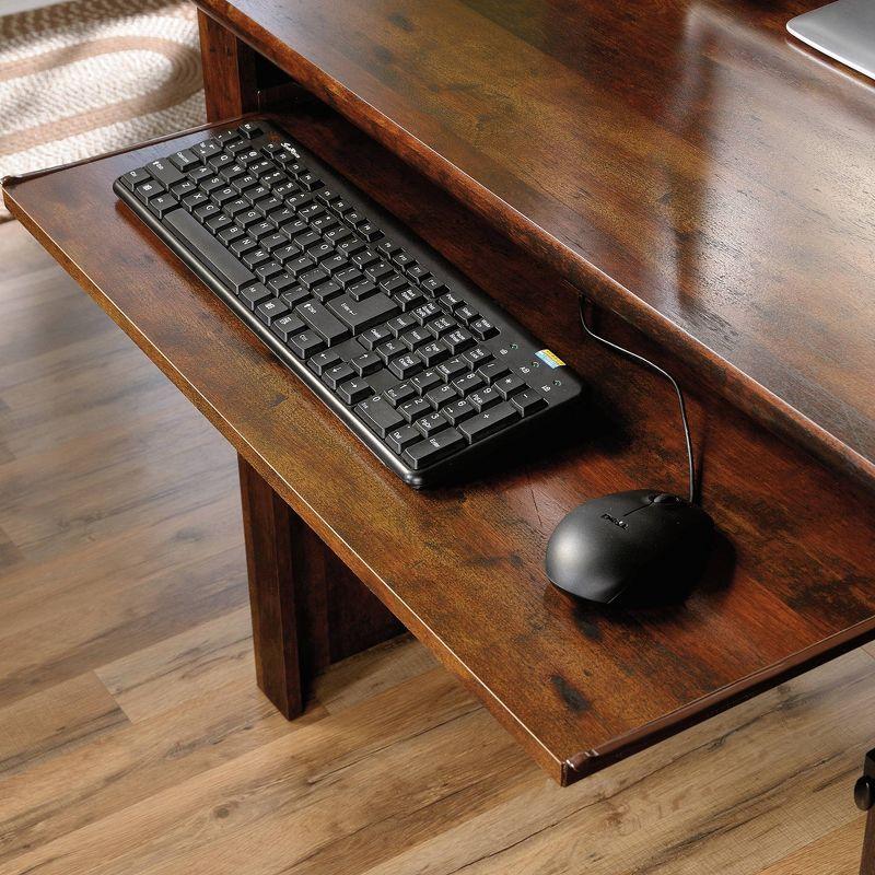 Harbor View Computer Desk with Hutch Cherry - Sauder