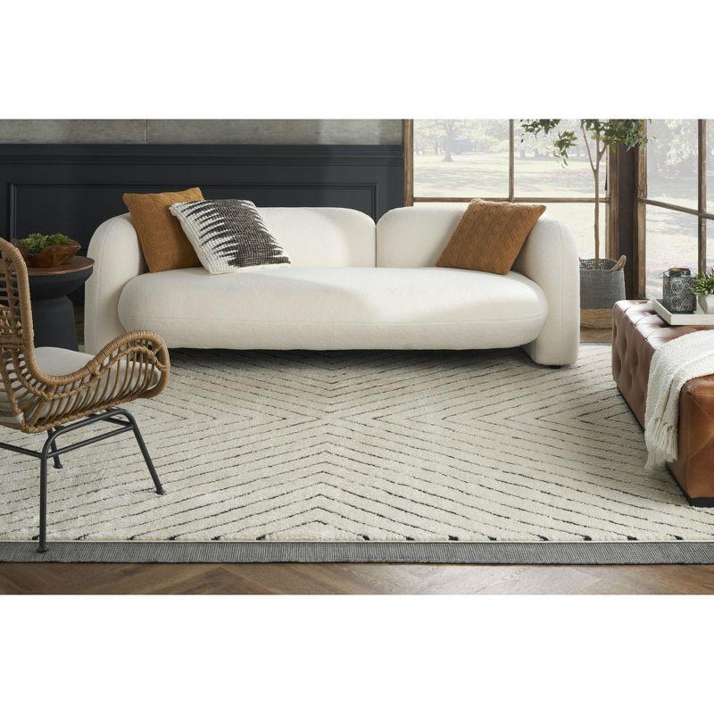 Nourison Positano POS01 Indoor/outdoor Area Rug - Charcoal 7' x 10'