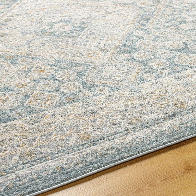Livabliss Alpharetta 5'3"x7' Rectangle Woven Indoor Area Rugs Medium Gray/Beige
