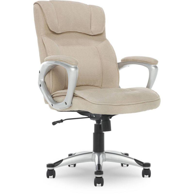 Serta Serta Hannah Executive Office Chair, Ergonomic Lumbar Support, Firm Seat Cushion, Deep Body Pillows